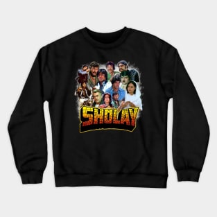 Sholay - Iconic Bollywood movie Crewneck Sweatshirt